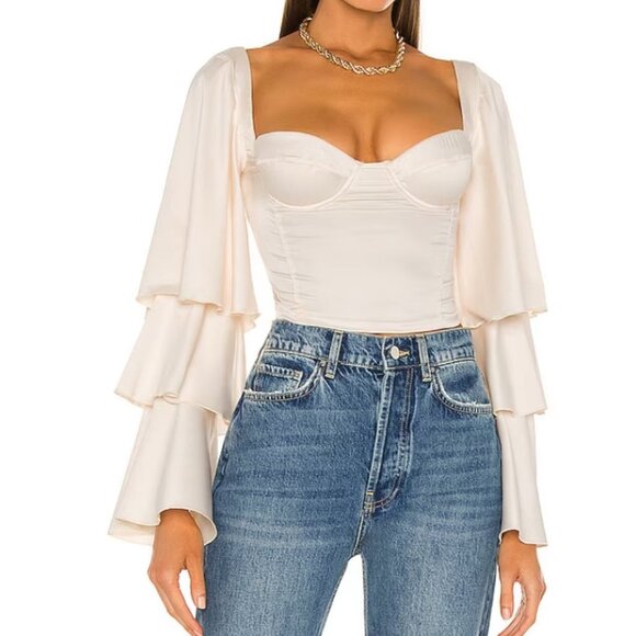 NWT OW Collection Rosie top in pink size medium - Picture 1 of 6